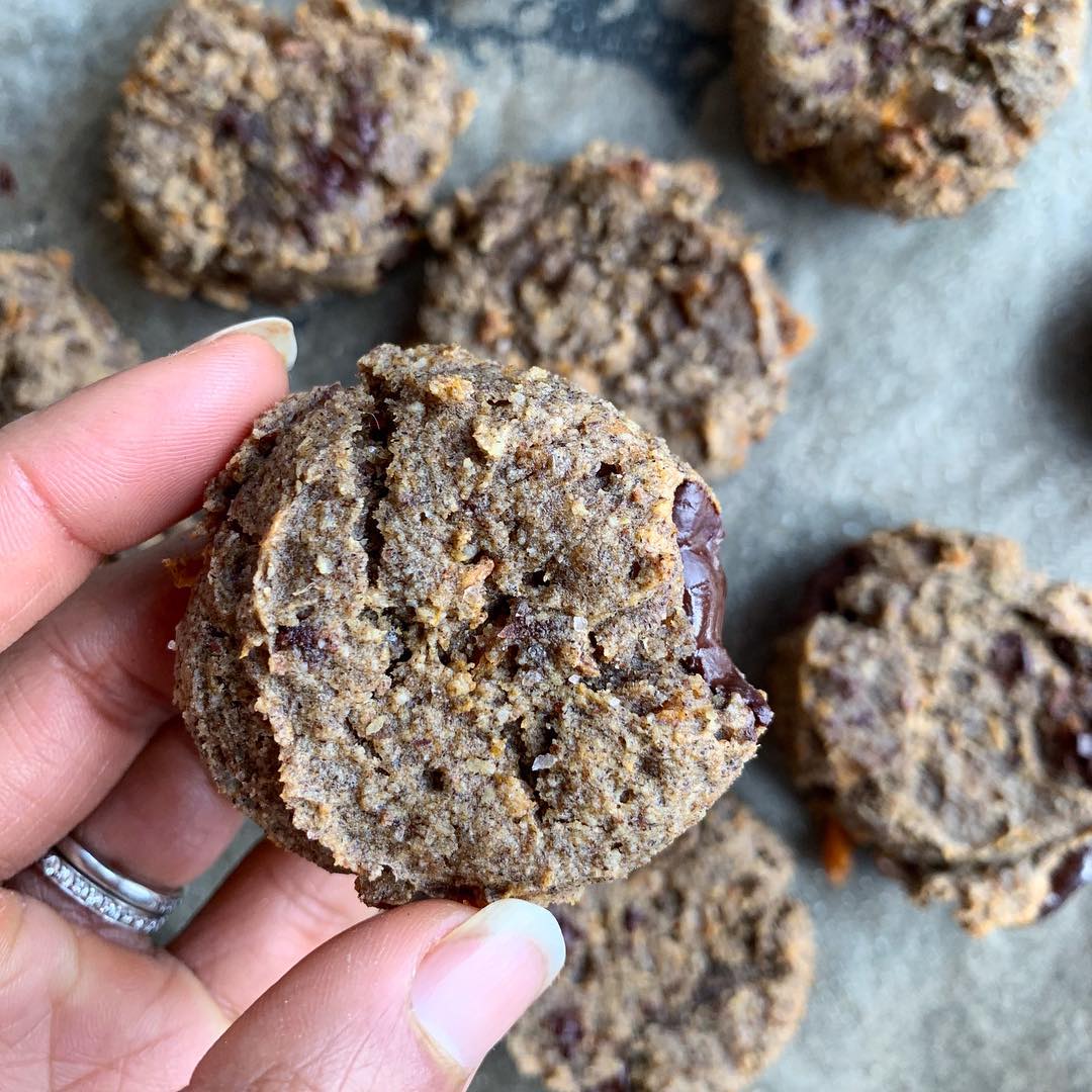 Sweet Potato Chocolate Chip Cookies