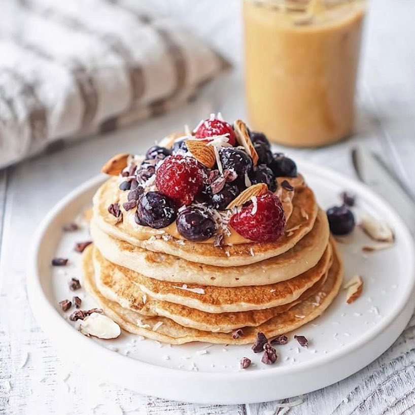 Banana Oat Pancakes