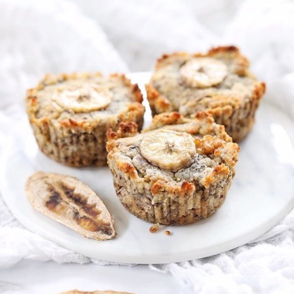Gluten-Free Walnut Banana Muffins