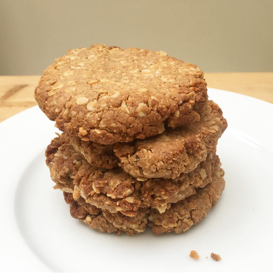 Nutty Homemade Hobnob Biscuits with Peanut Butter