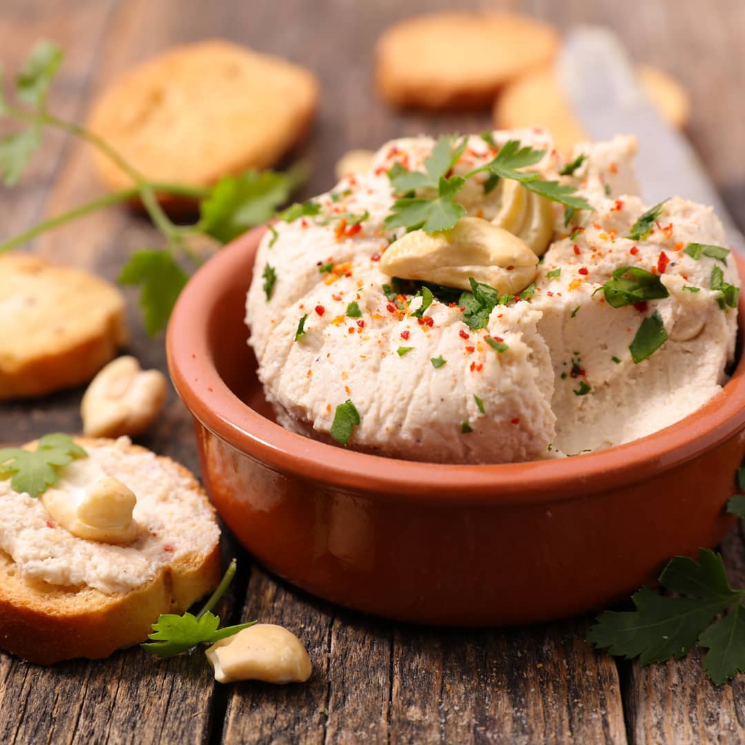 Cashew Cheese for Plant-Based Diets and Snacks