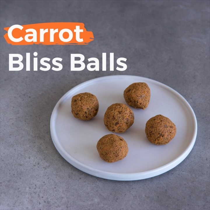 Homemade Carrot Bliss Balls