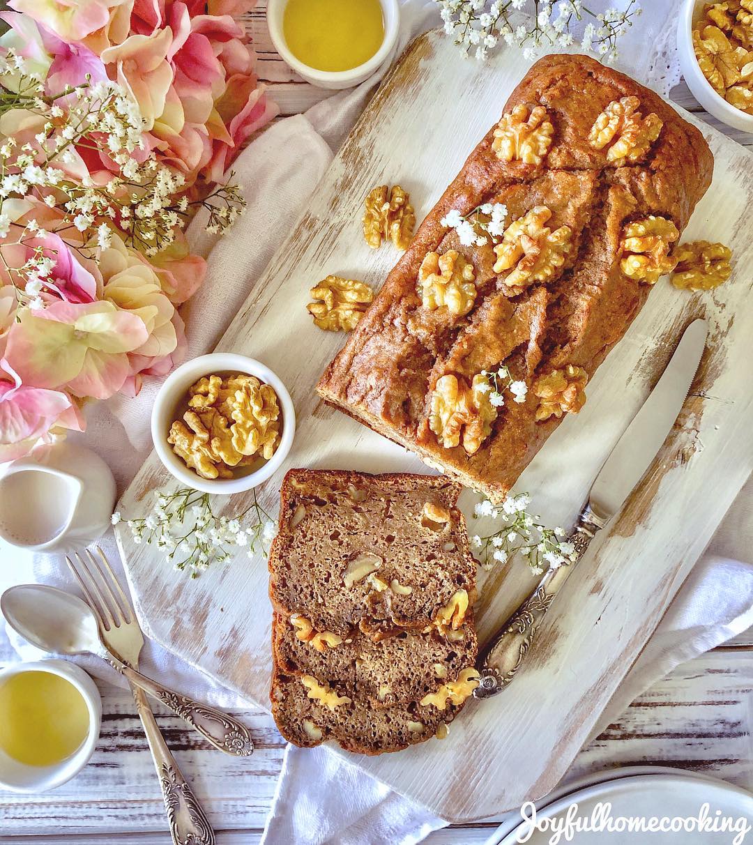 Nutty Gooey Banana Bread