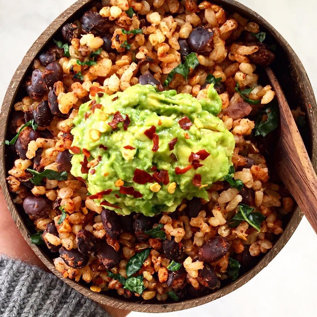 Quick and Easy Black Bean Rice Bowl