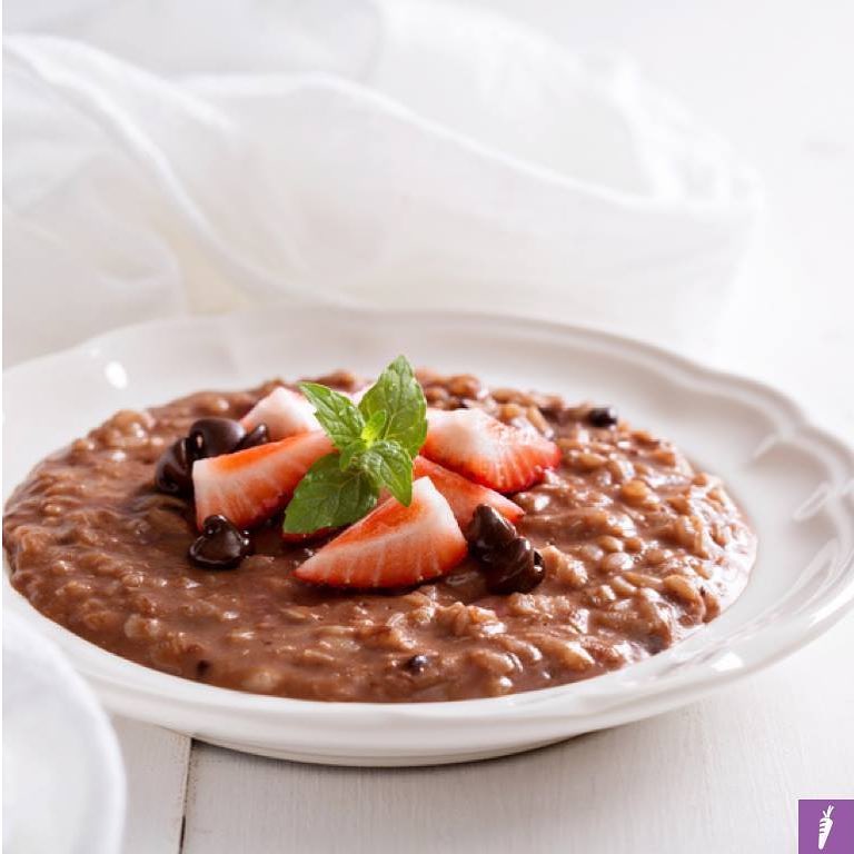Simple and Healthy Choc Black Rice Pudding