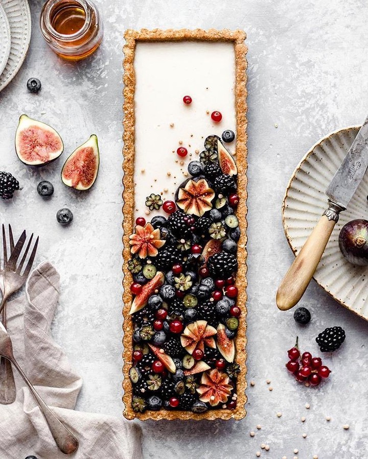 Vanilla Maple Custard Tart
