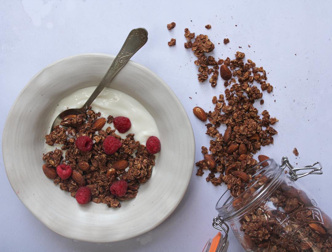 Chunky Almond and Cacao Granola