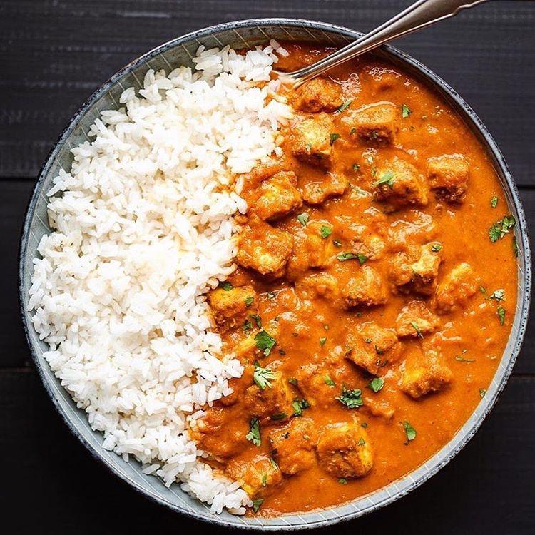 Baked Tofu in Coconut Curry