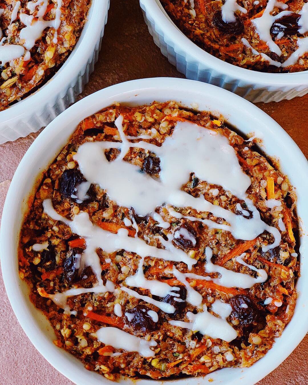 Carrot Cake Baked Oats