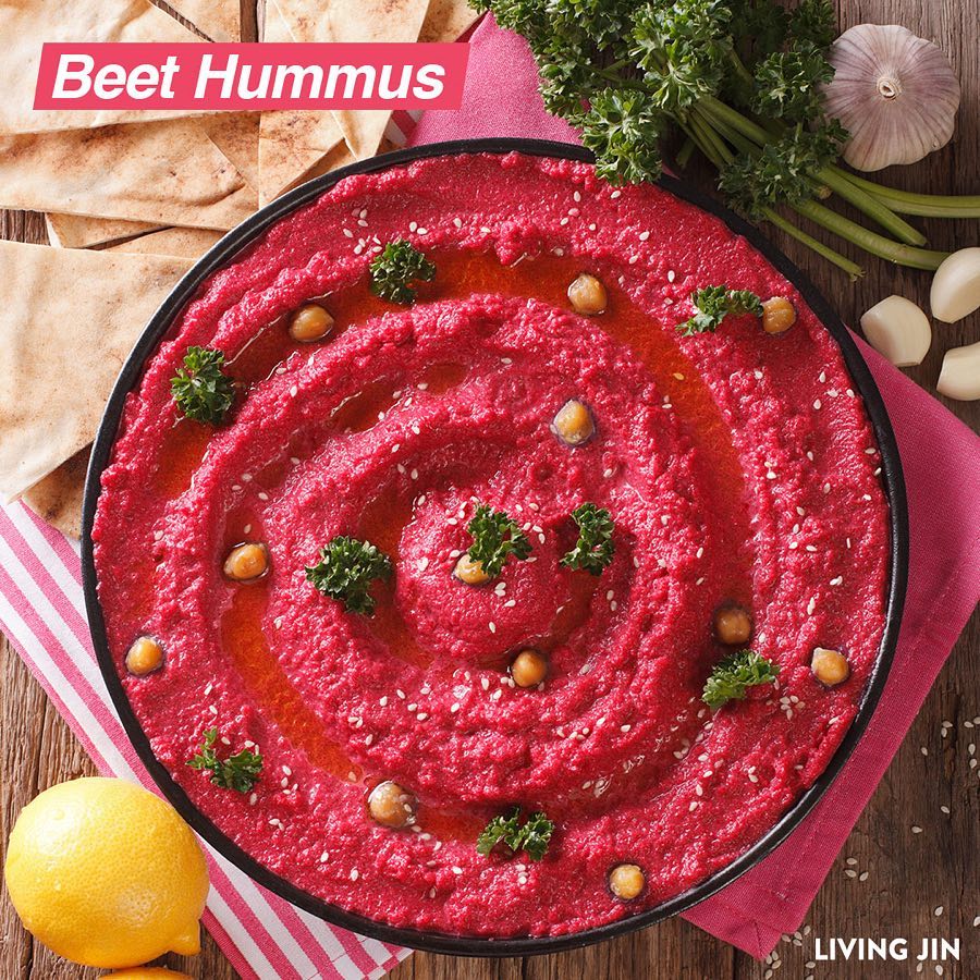 Easy Beet-Infused Hummus