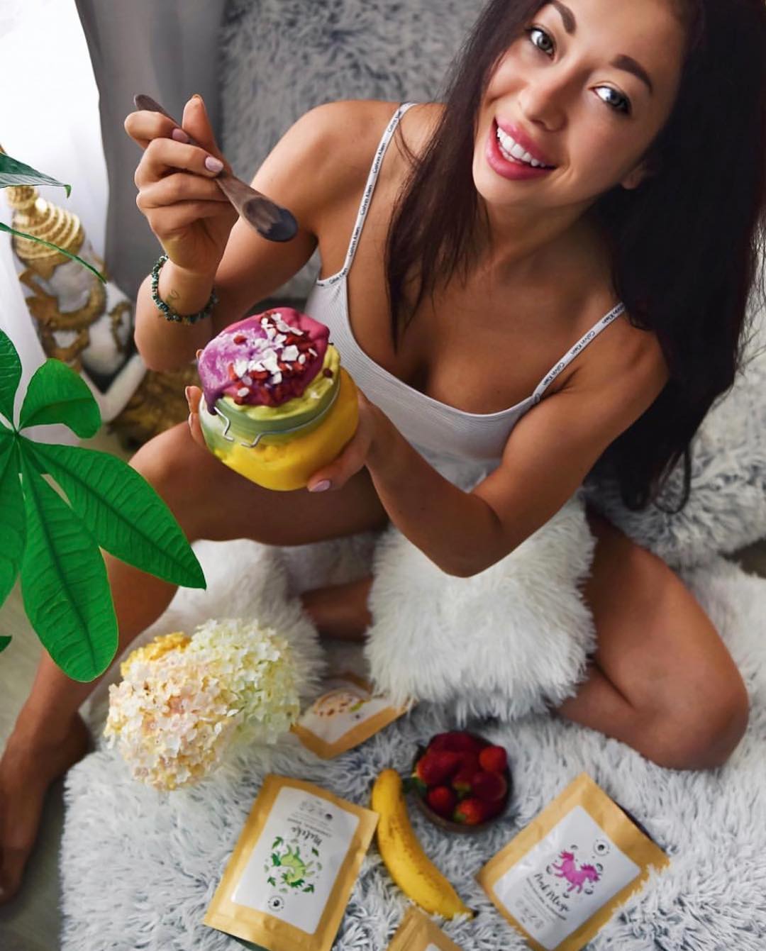 Frozen Fruit Nicecream with Superfood Boost