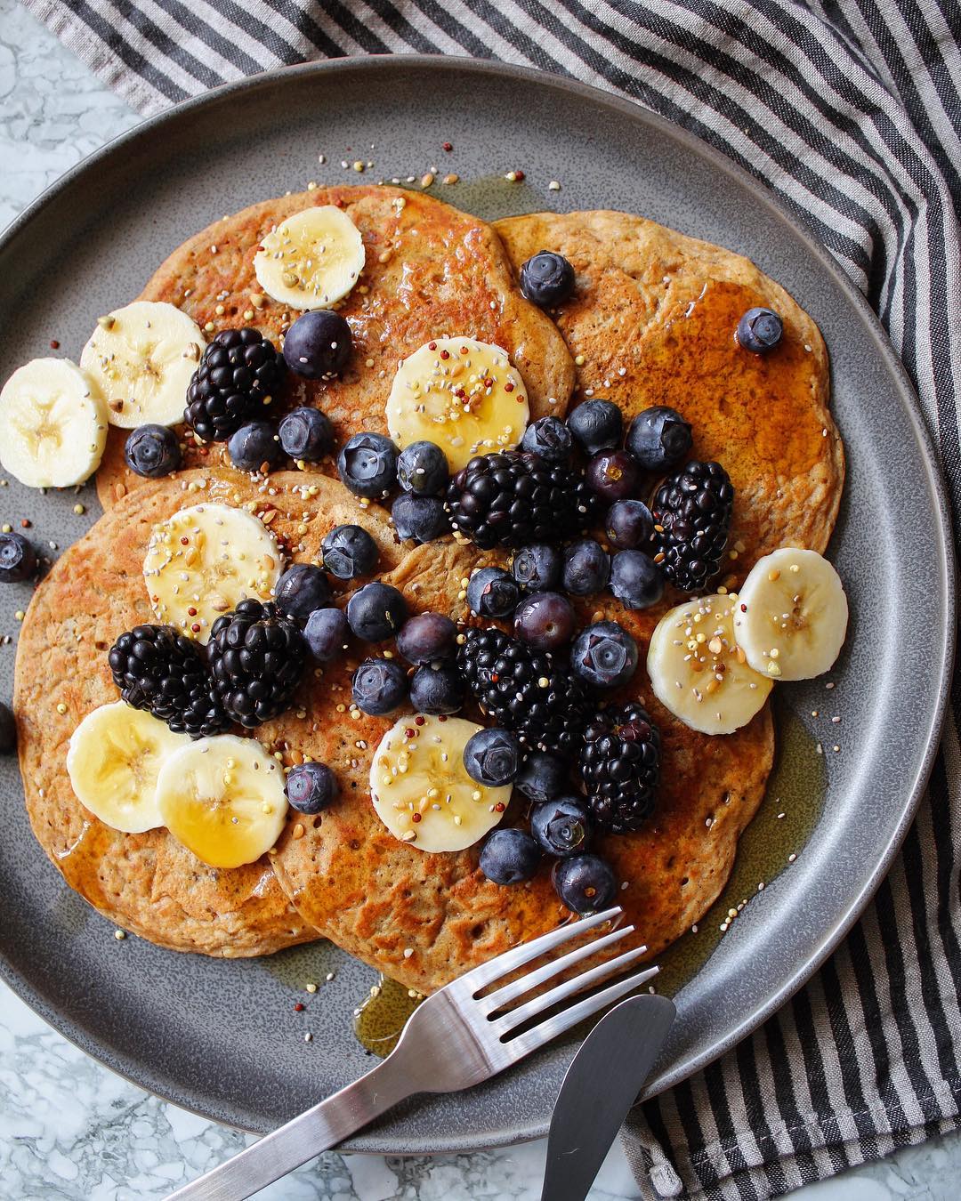 Coconut Cardamom Pancakes