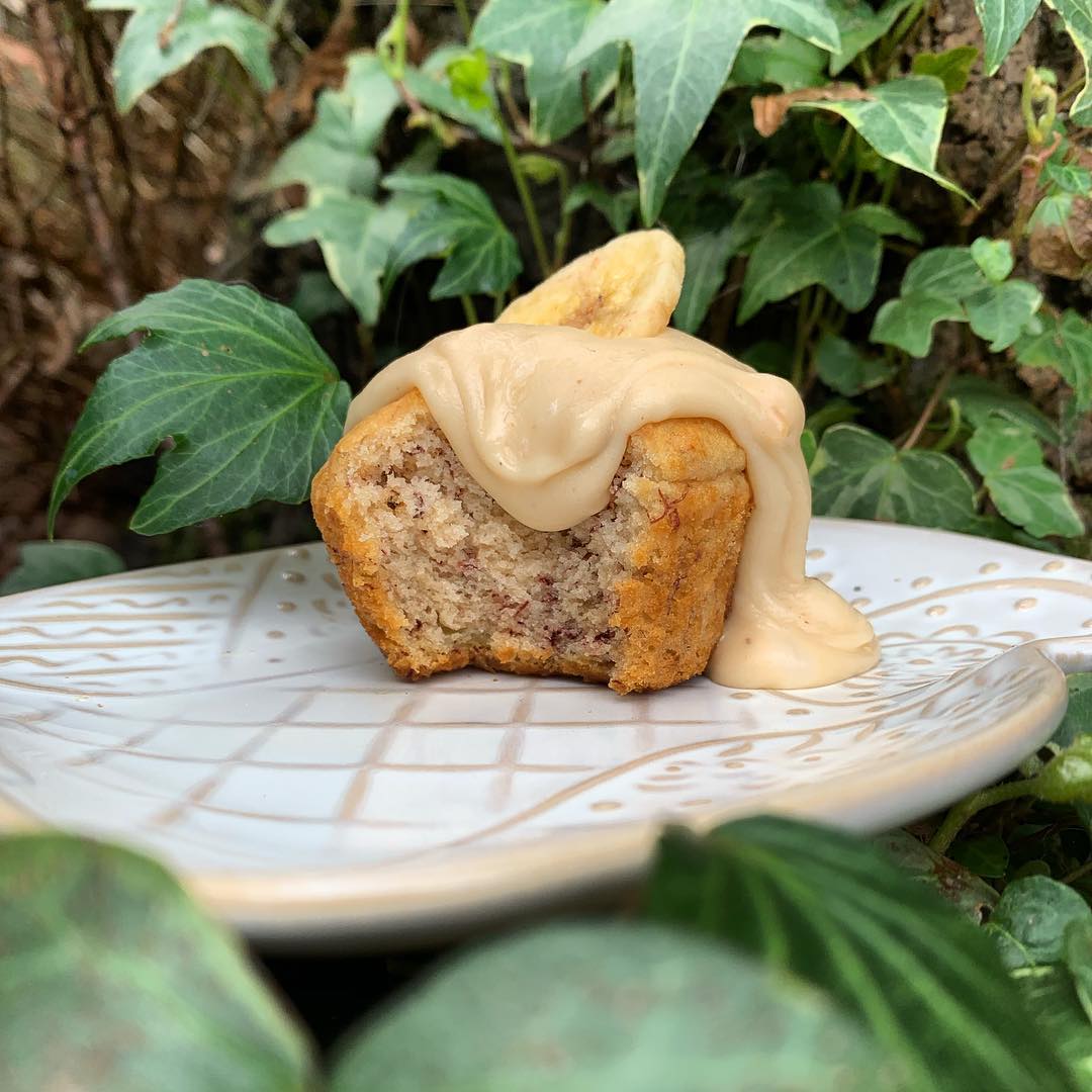 Healthy Vegan Gluten-Free Banana Cupcakes