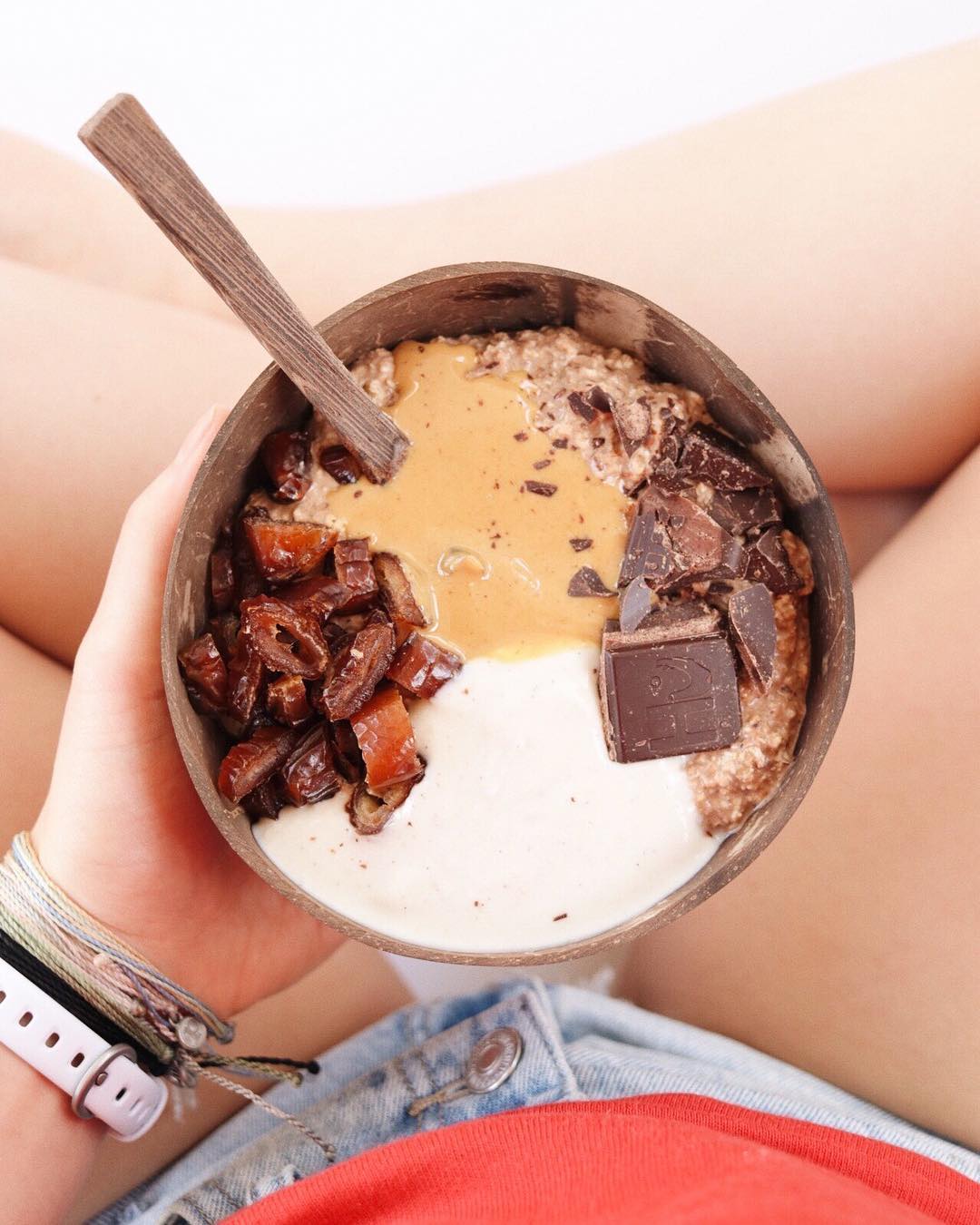 Chocolate Overnight Oats Bowl