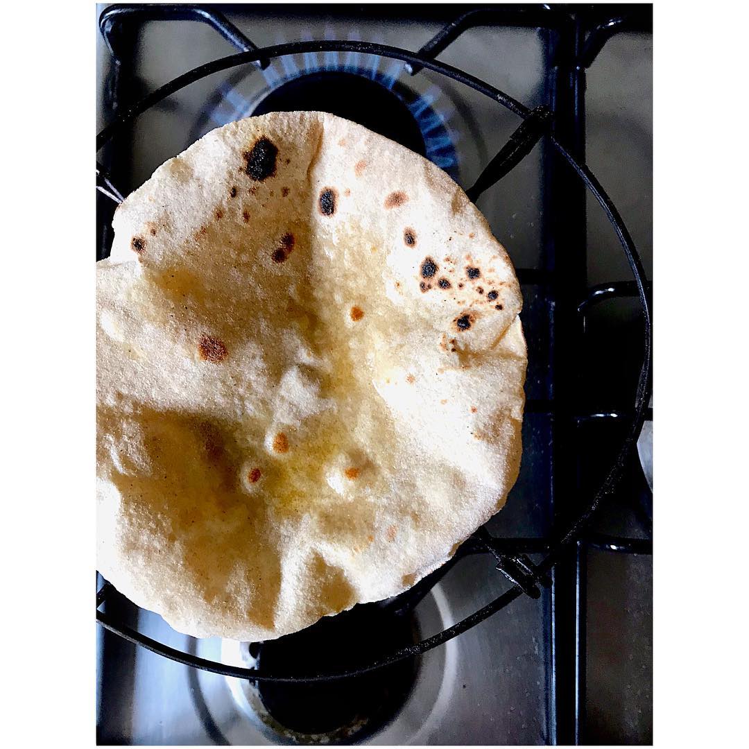 Easy Homemade Roti with Wholemeal Flour