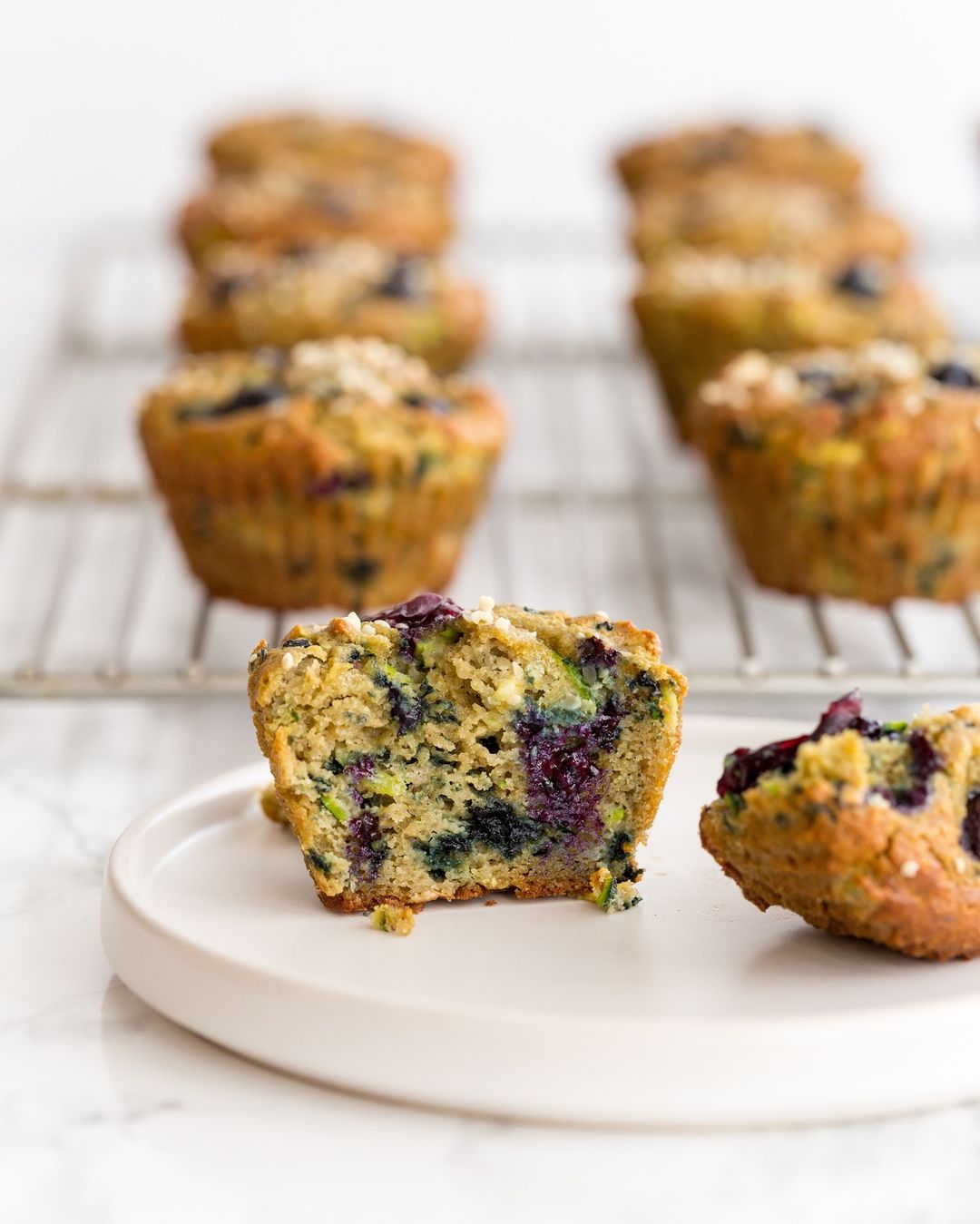 ​Blueberry Zucchini Muffins