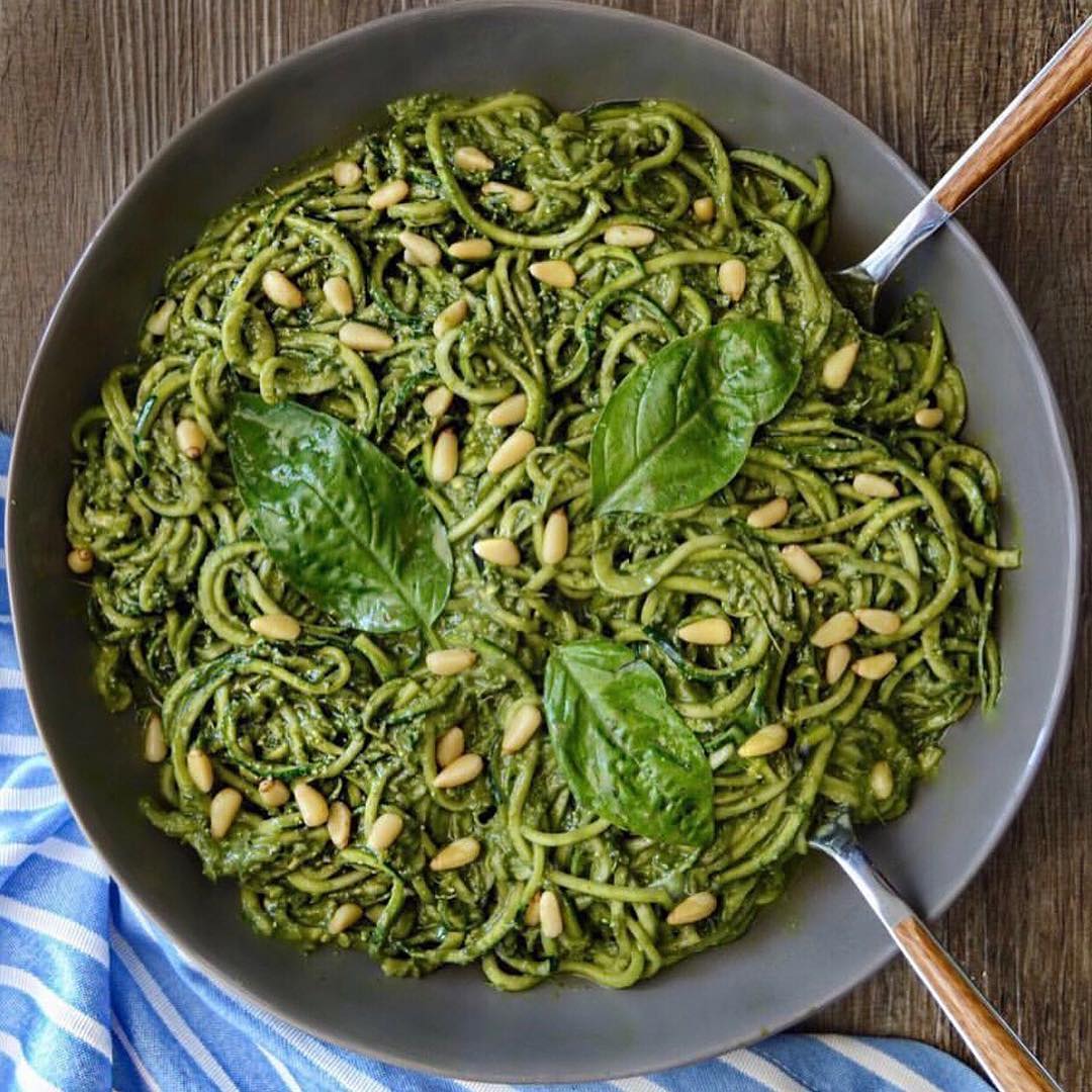 Vegan Oil Free Pesto Pasta