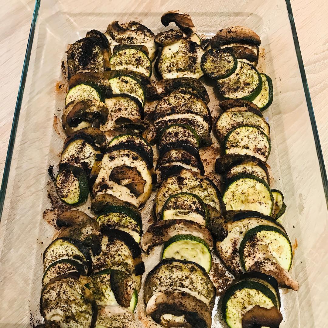 Baked Eggplant and Zucchini Casserole