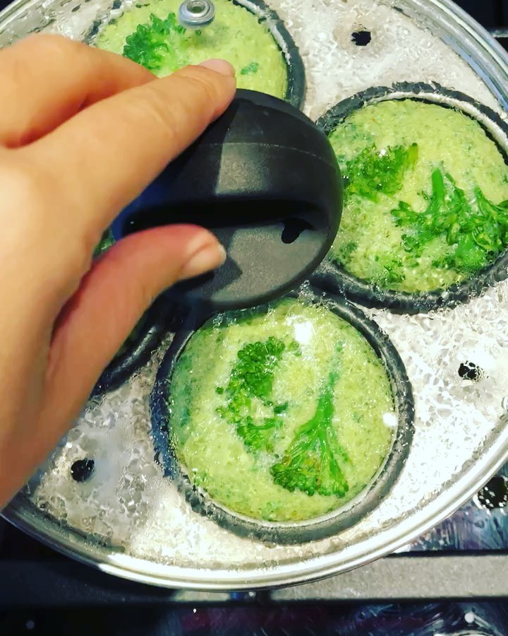 Broccoli and Spinach Muffins