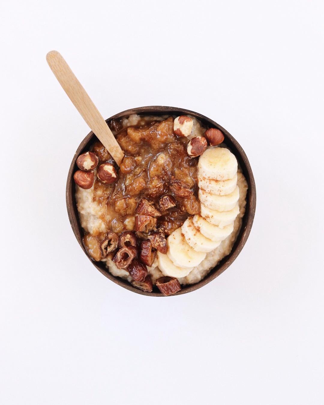 Honeysuckle and Caramelized Banana Oatmeal
