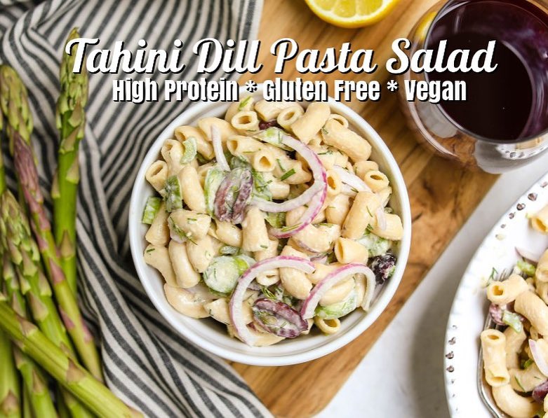 Tahini Dill Pasta Salad