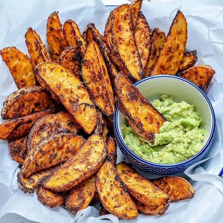 Baked Smoky Potato Wedges