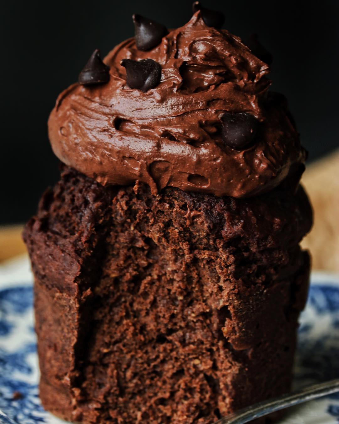 Vegan Chocolate Breakfast Cupcake
