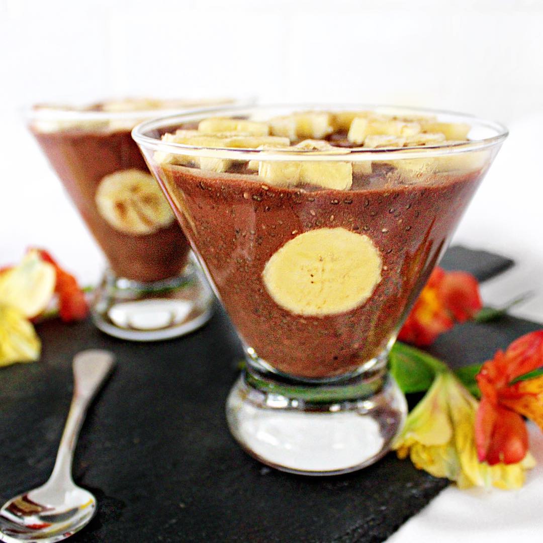 Banana Chocolate Chia Pudding