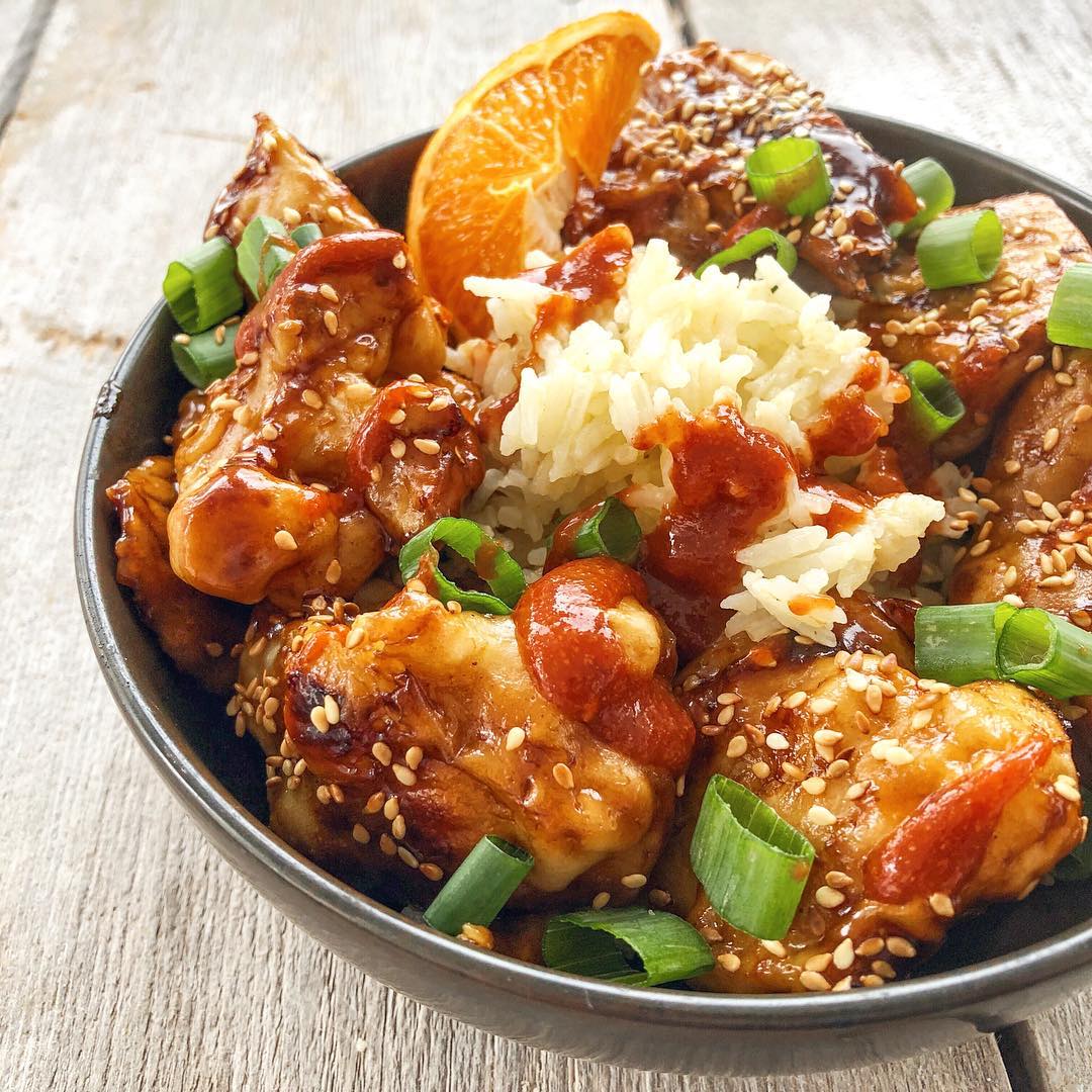 Battered and Baked Sweet and Sour Cauliflower