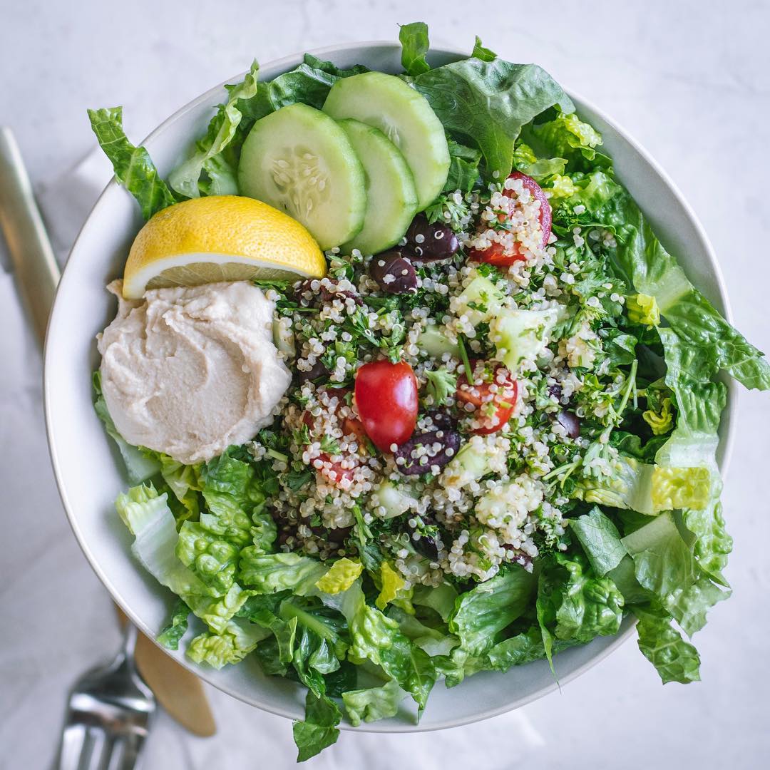 Oil-Free Quinoa Tabouli Bowls