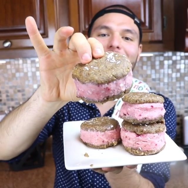 Raw Vegan Ice Cream Sandwiches