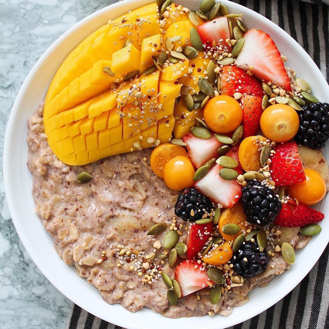 Easy Tea Infused Vegan Oatmeal Breakfast
