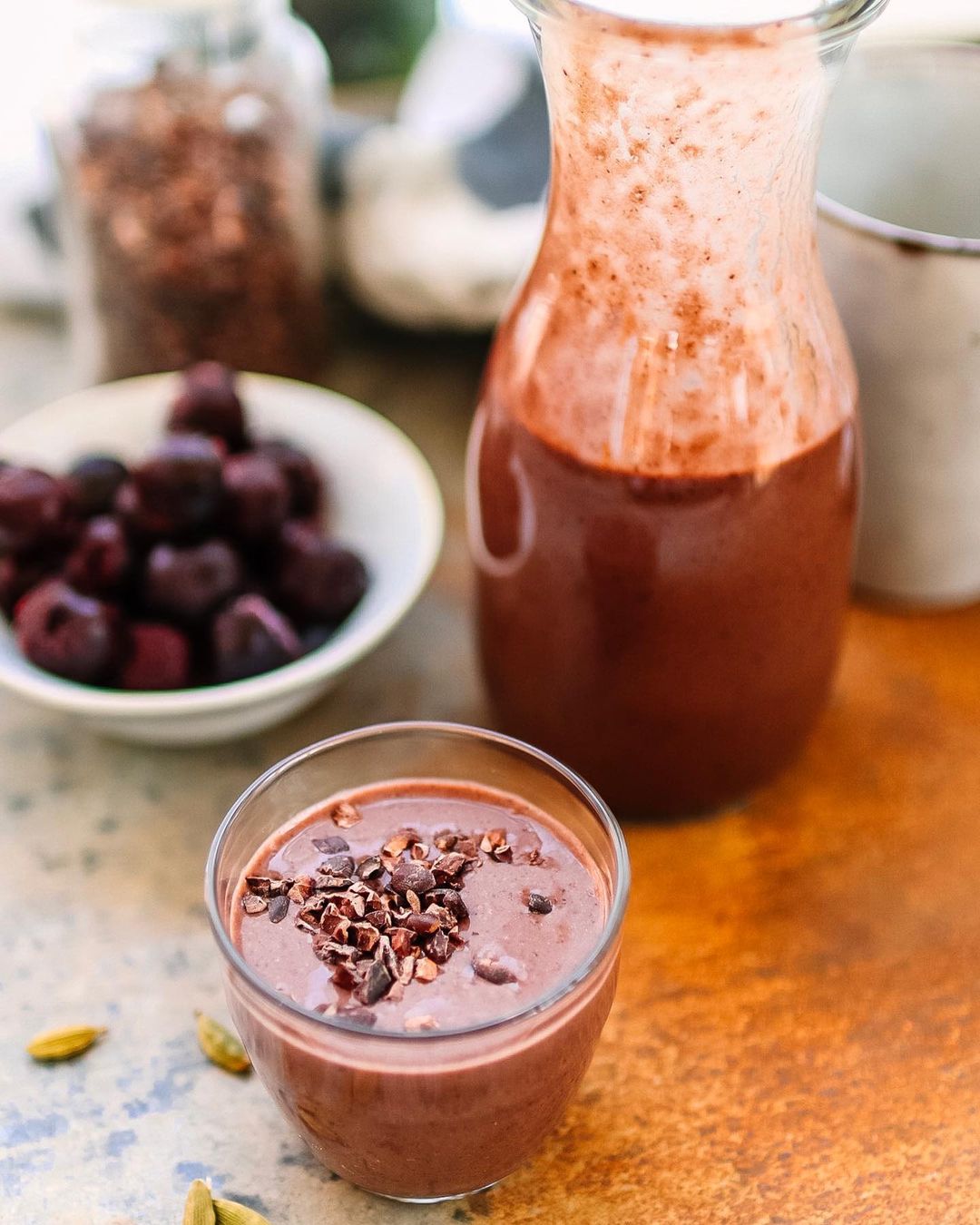 Cherry and Cardamom Smoothie