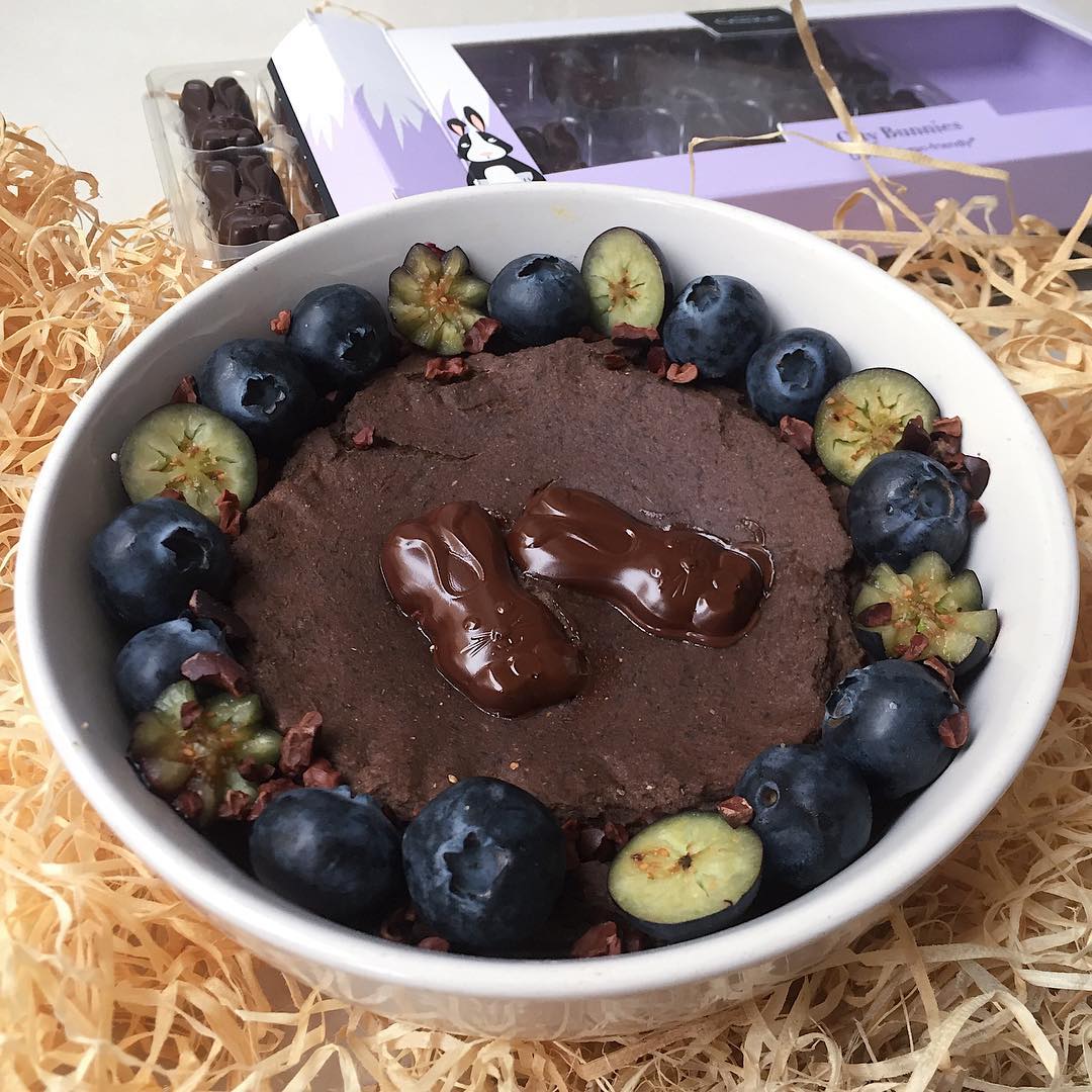 Gooey Chocolate Brownie with Zucchini and Black Beans