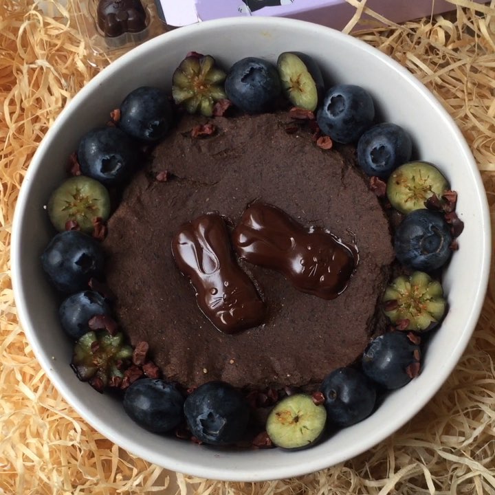 Gooey Chocolate Brownie with Zucchini and Black Beans