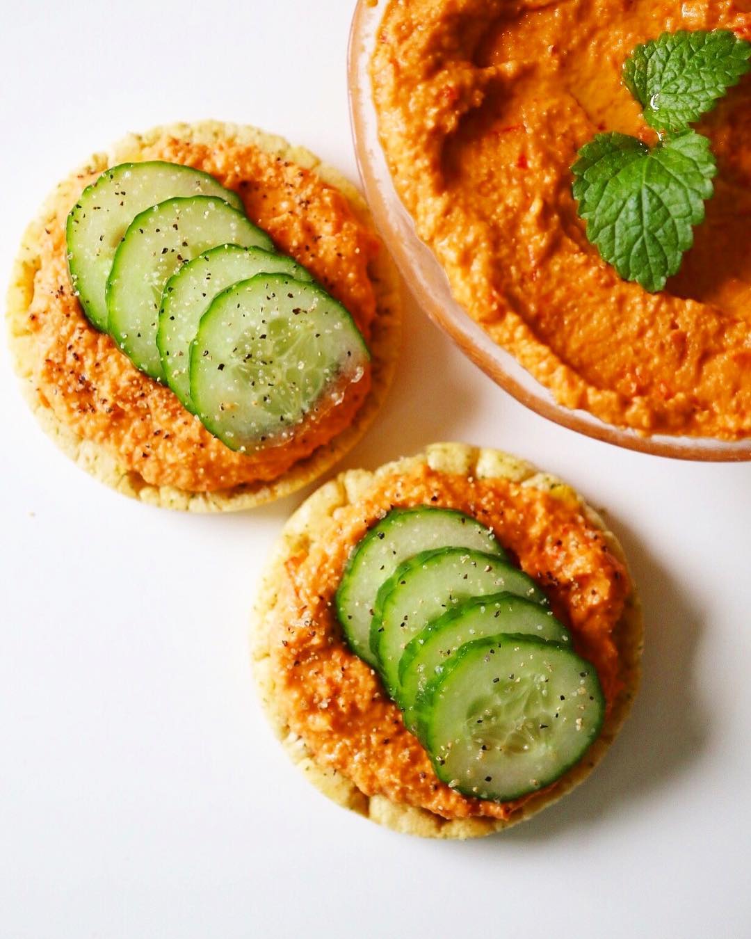 Vegan Hummus Dip with Chickpeas and Tahini