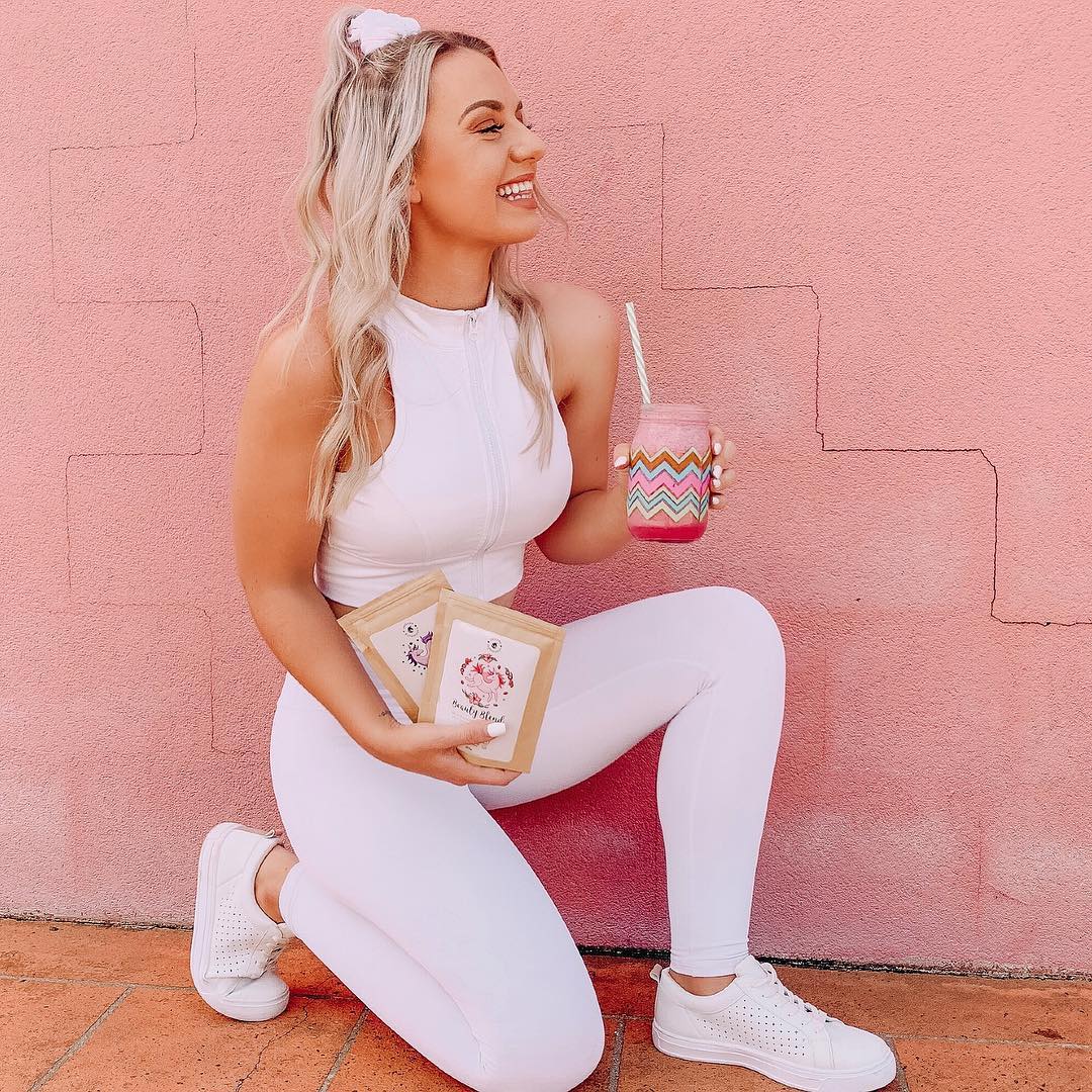 Pink Post-Workout Superfood Smoothie