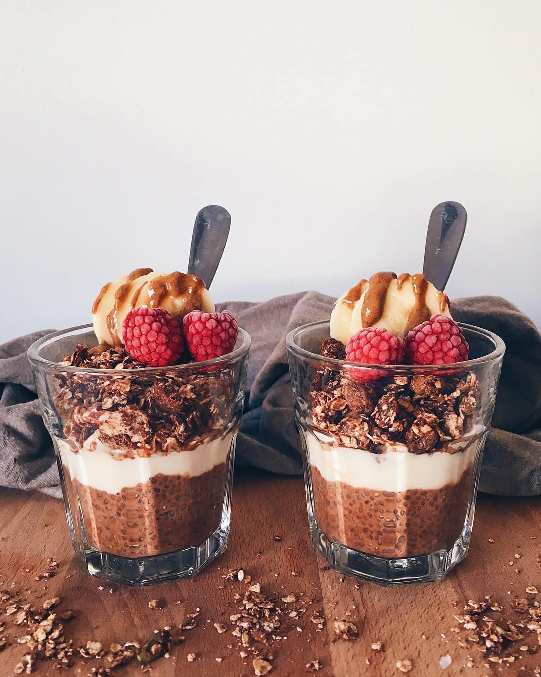 Chocolate Chia Granola Breakfast Treat