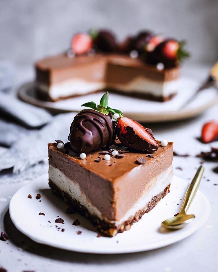 Triple Chocolate Cheesecake