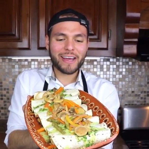 Nopal Cactus Tacos with Fresh Vegetables