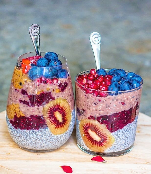 Chia and Oat Pudding Breakfast