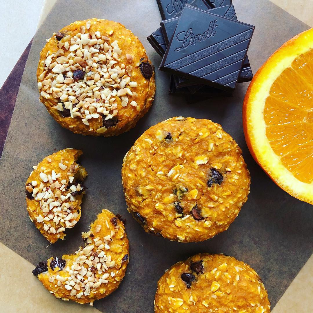 Sweet Potato Chocolate Orange Cookies