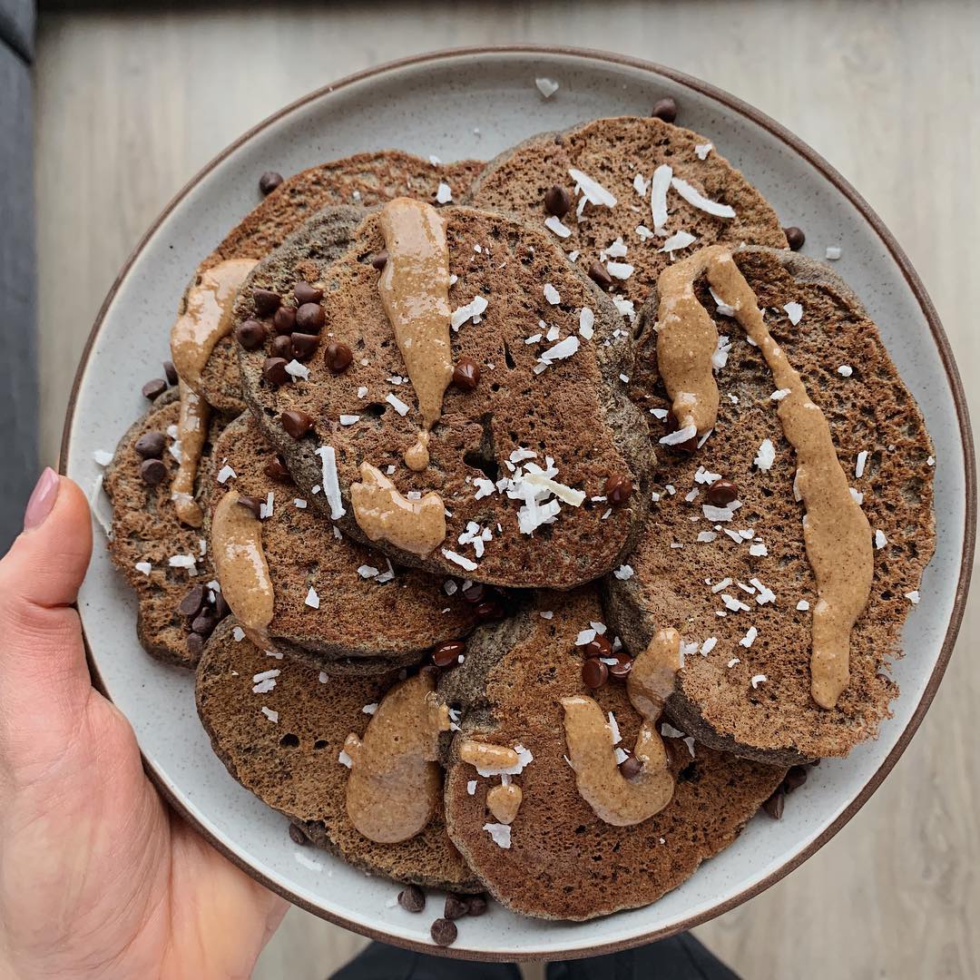 Vegan Banana Zucchini Pancakes