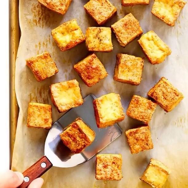 Easy Crispy Baked Tofu Dish