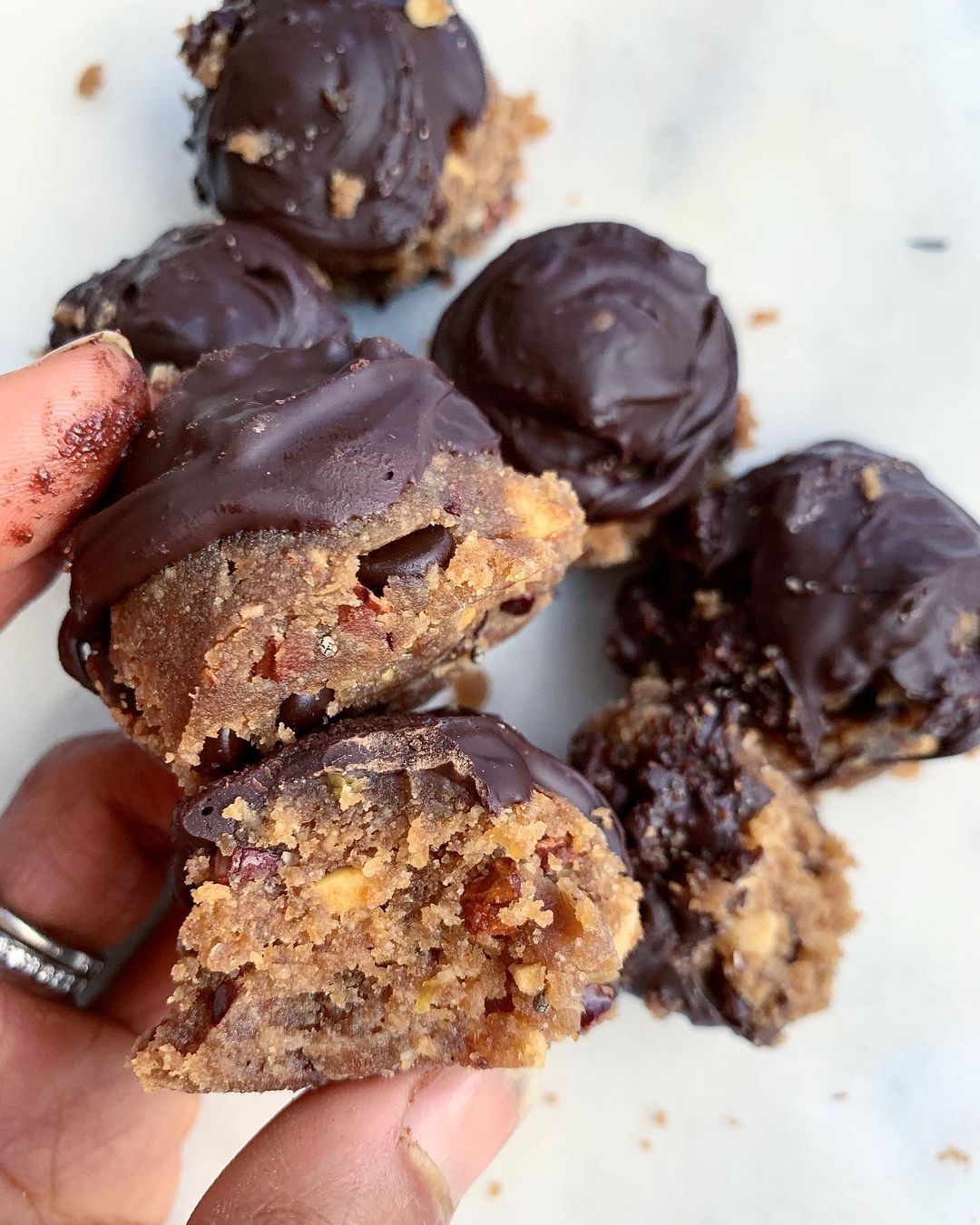 Nut Butter Chocolate Truffles