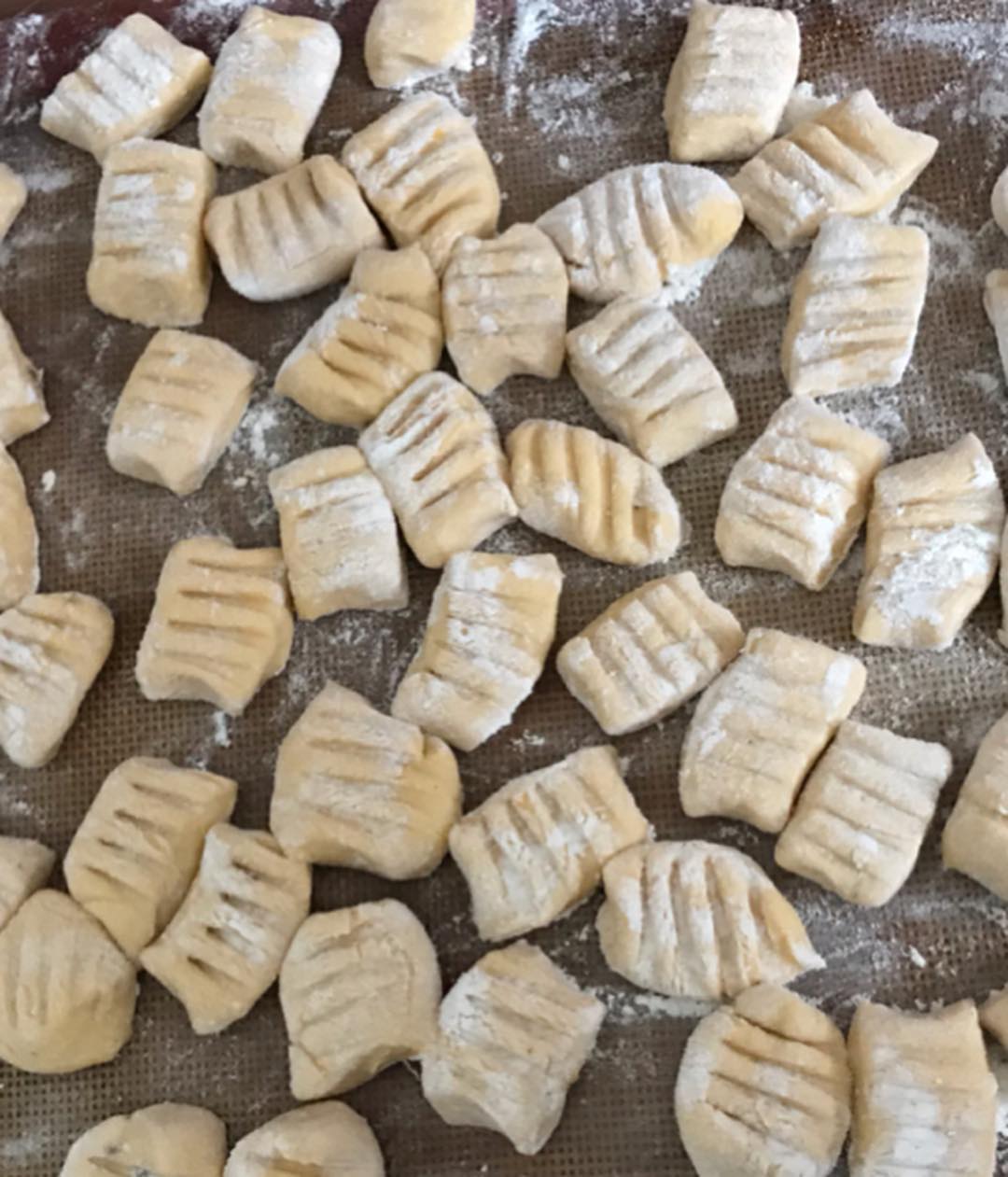Homemade Vegan Gnocchi with Fajita Sauce
