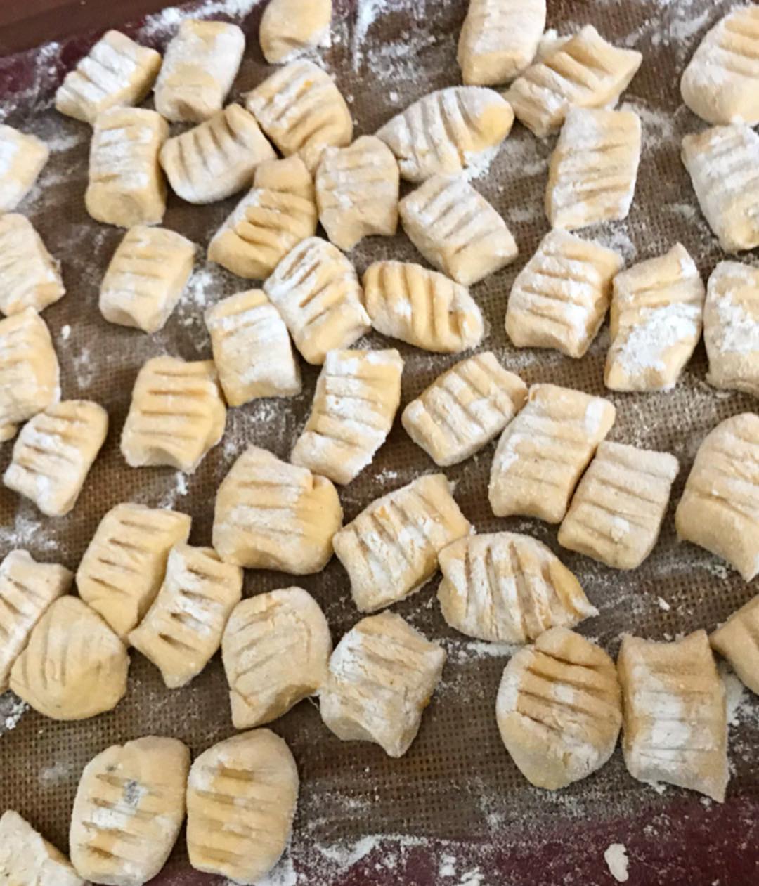 Homemade Vegan Gnocchi with Fajita Sauce