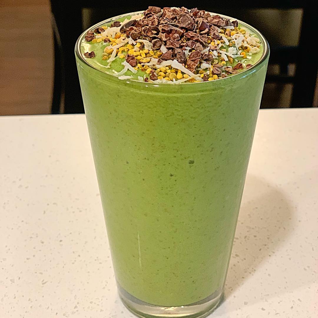 Spiced Vegan Tahini Smoothie Breakfast
