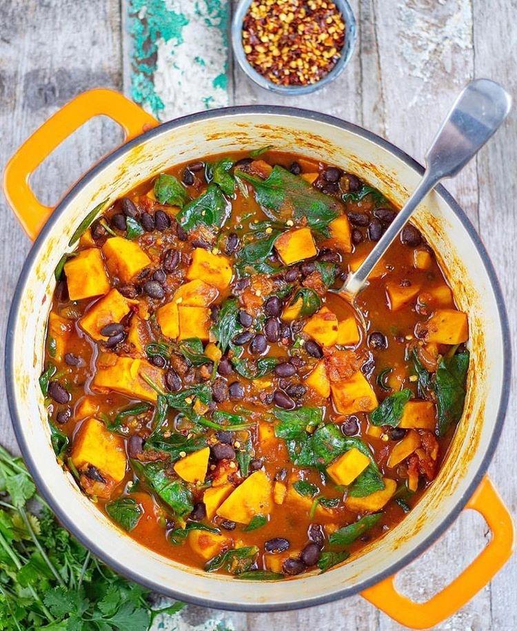 Sweet Potato and Black Bean Stew