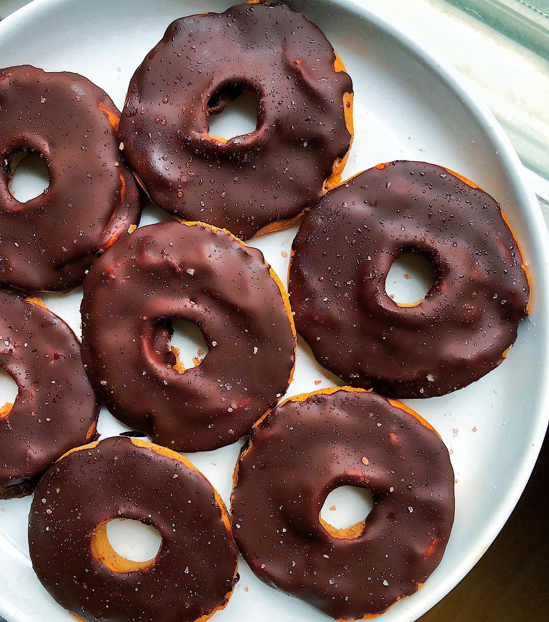 Easy Plant-Based Chocolate Donuts with Icing